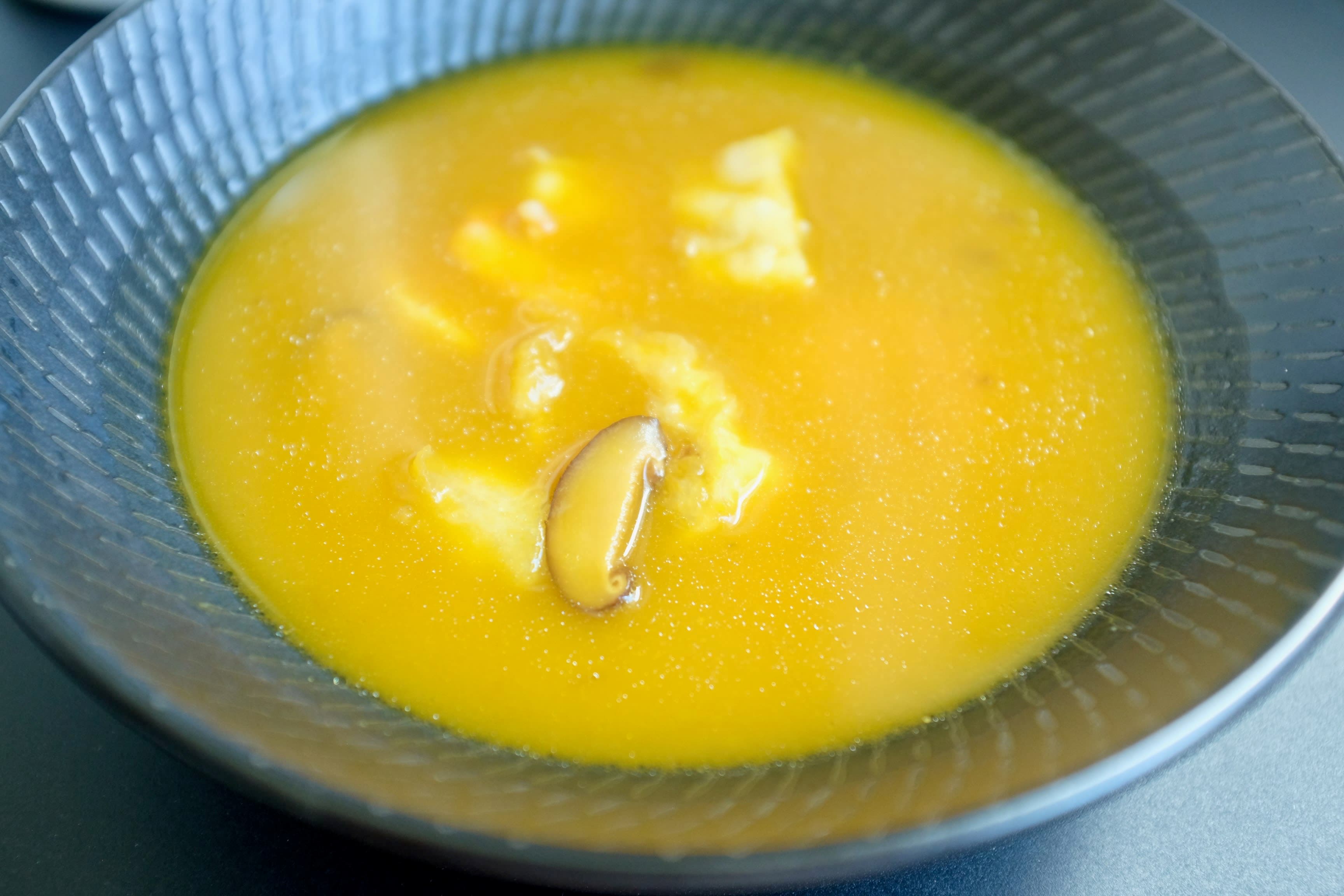 Golden Pumpkin Soup with Fish Maw