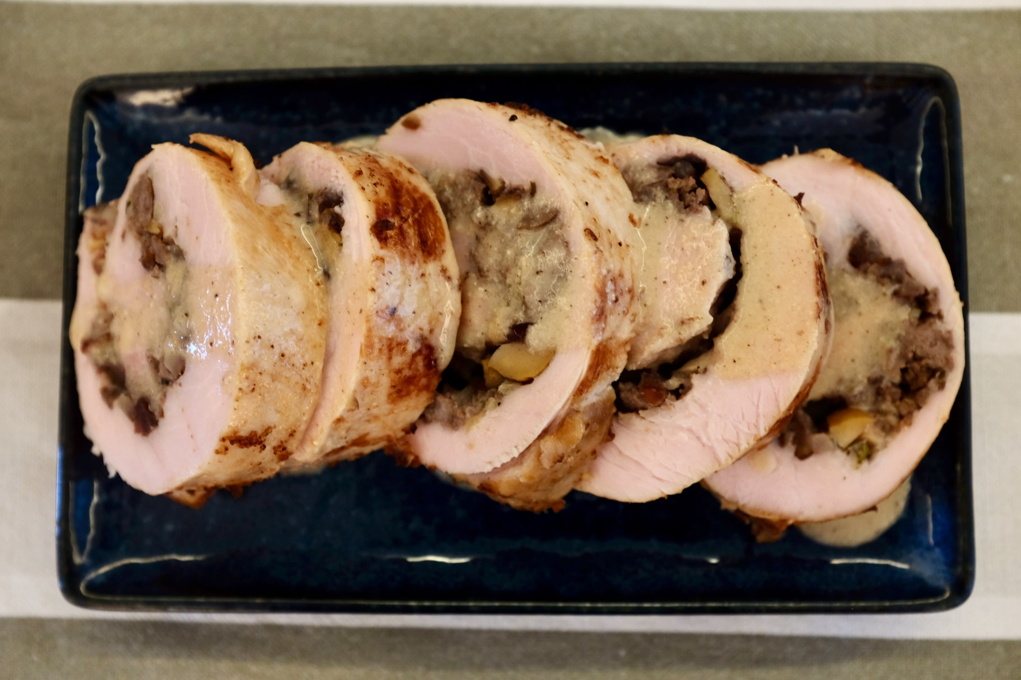 Sous Vide Turkey Roulade and Mustard Cream Gravy